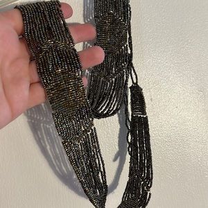 BEADED CHAIN BELT